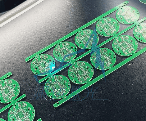 Laser marking machine marking PCB board sample drawing