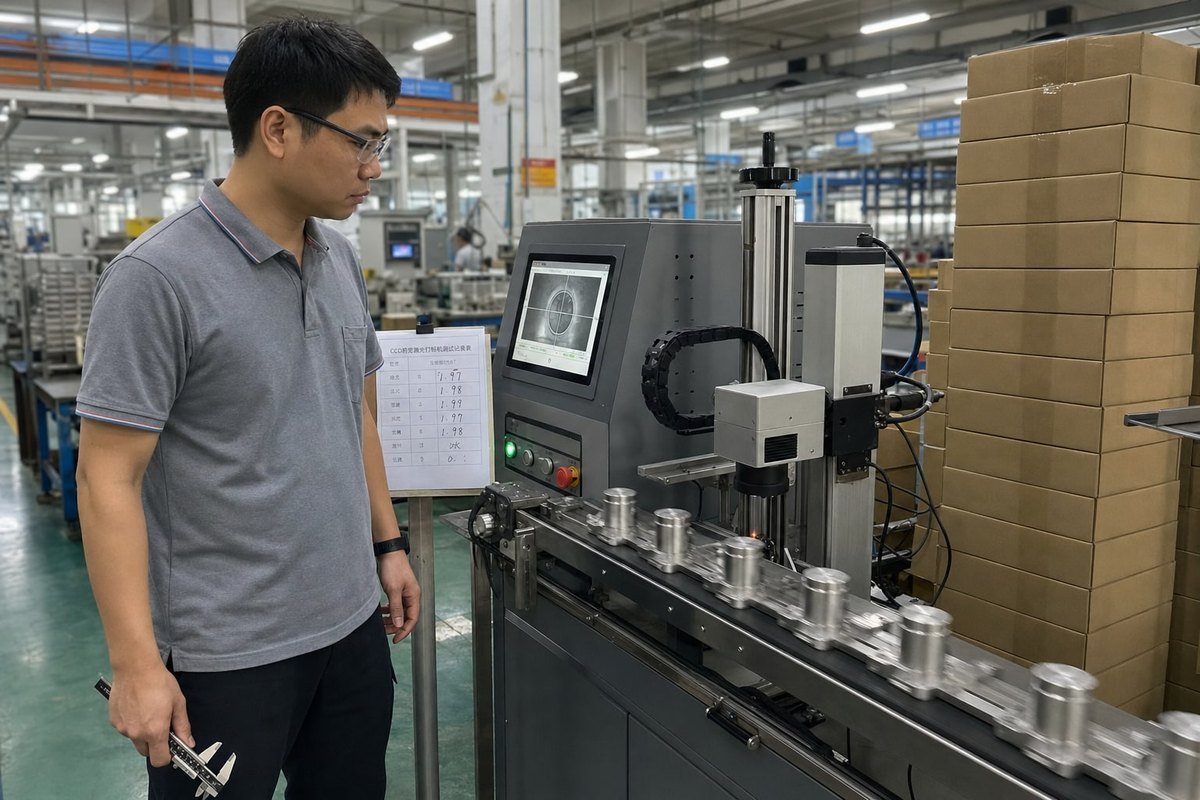 CCD positioning accuracy performance measured at maximum production line running speed (ID#2)