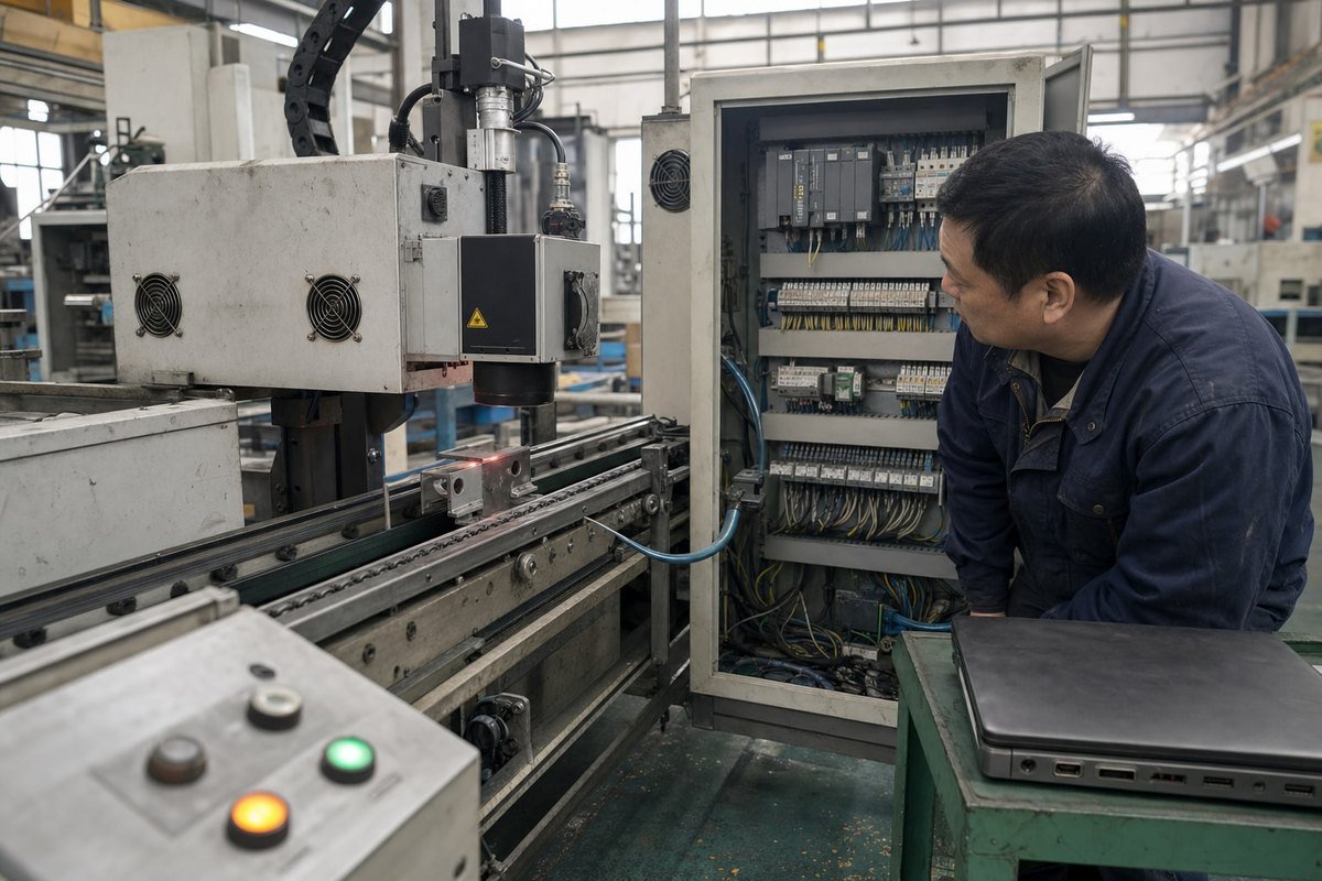 CCD laser marking machine integration with PLC and SCADA systems (ID#1)