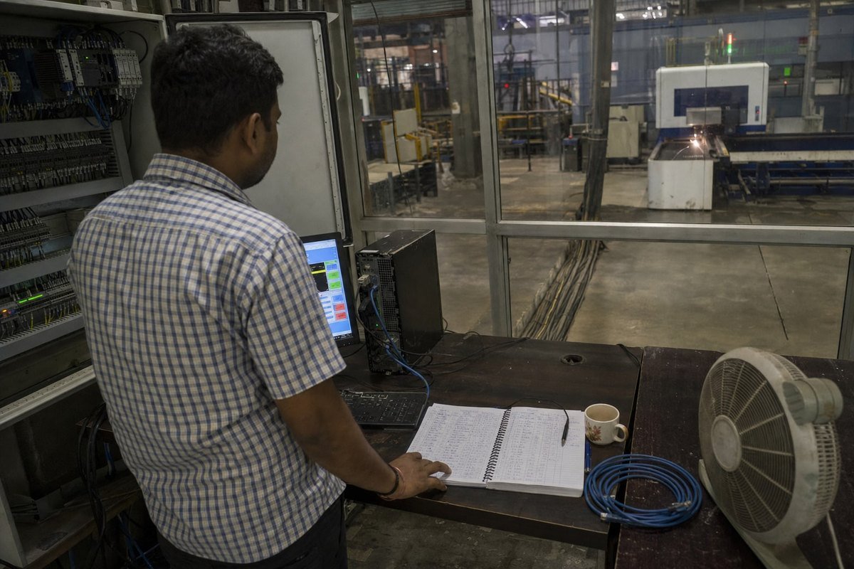 Connecting CCD laser marking machine to SCADA via OPC UA and Modbus TCP/IP for data collection (ID#3)