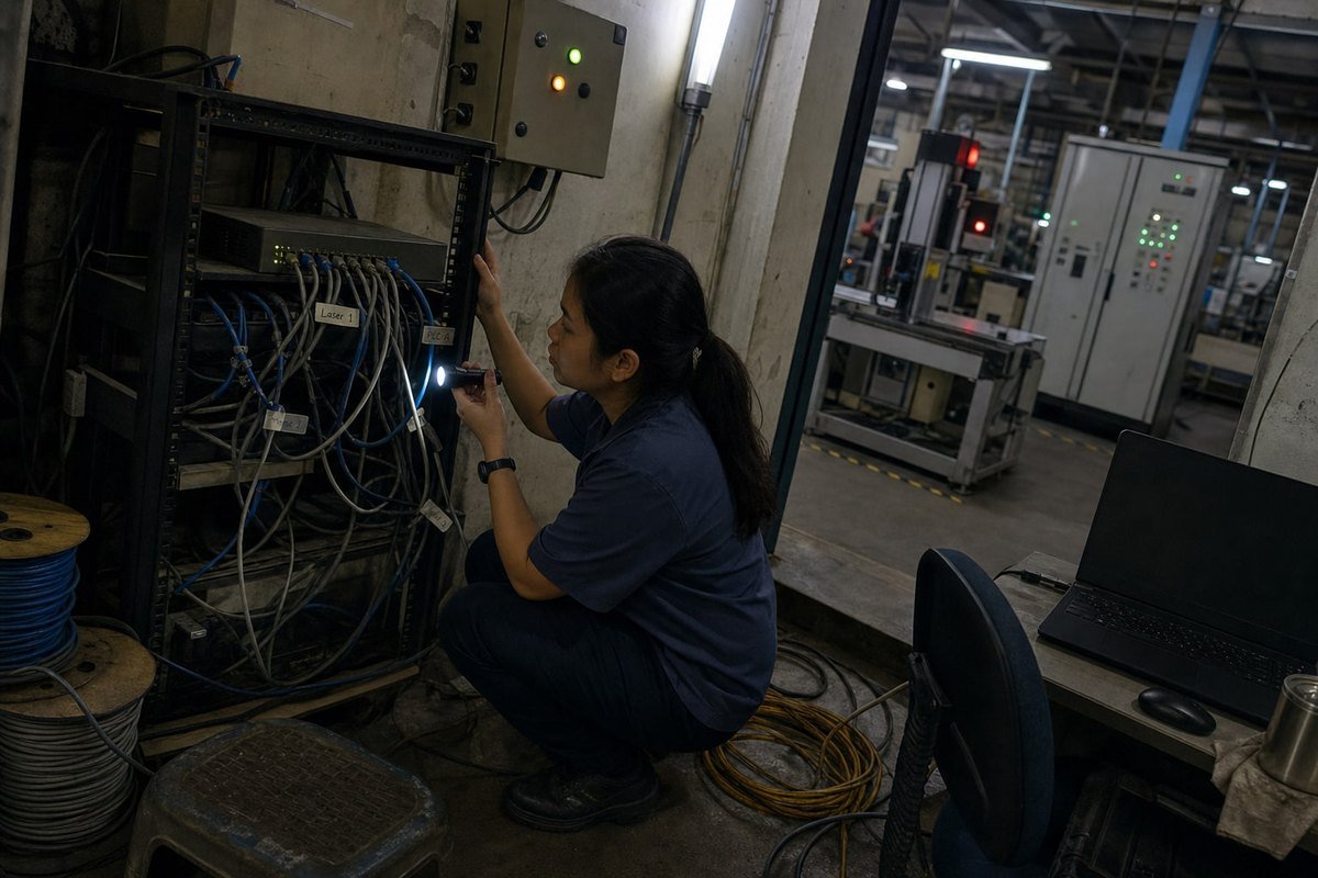 Technical support requirements for integrating CCD laser marking machine into factory network systems (ID#5)