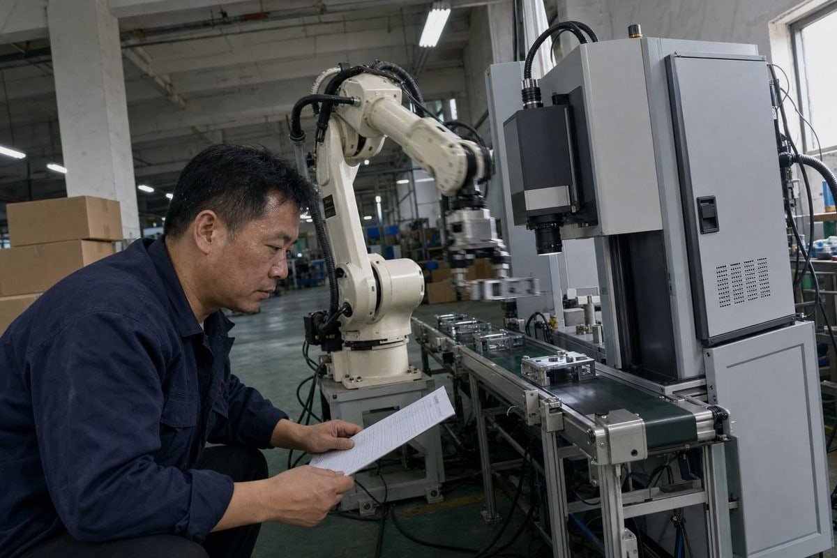 Evaluating CCD laser marking machine compatibility with robots and conveyors (ID#1)