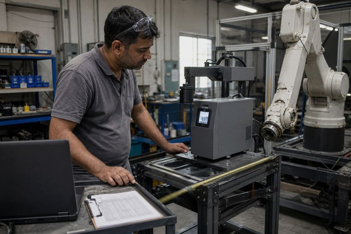 Technical specs checklist for robot integration with CCD laser markers (ID#2)