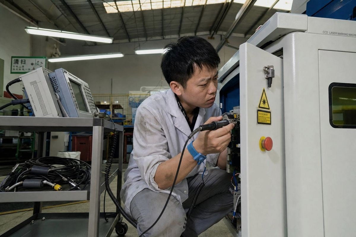 Safety and EMC tests required for CCD laser marking machines under EU directives (ID#3)