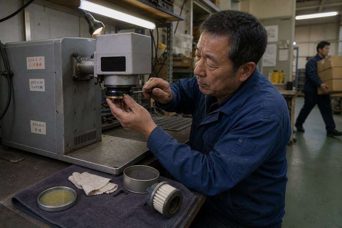 Annual maintenance and consumable costs for CCD laser marking machines (ID#3)
