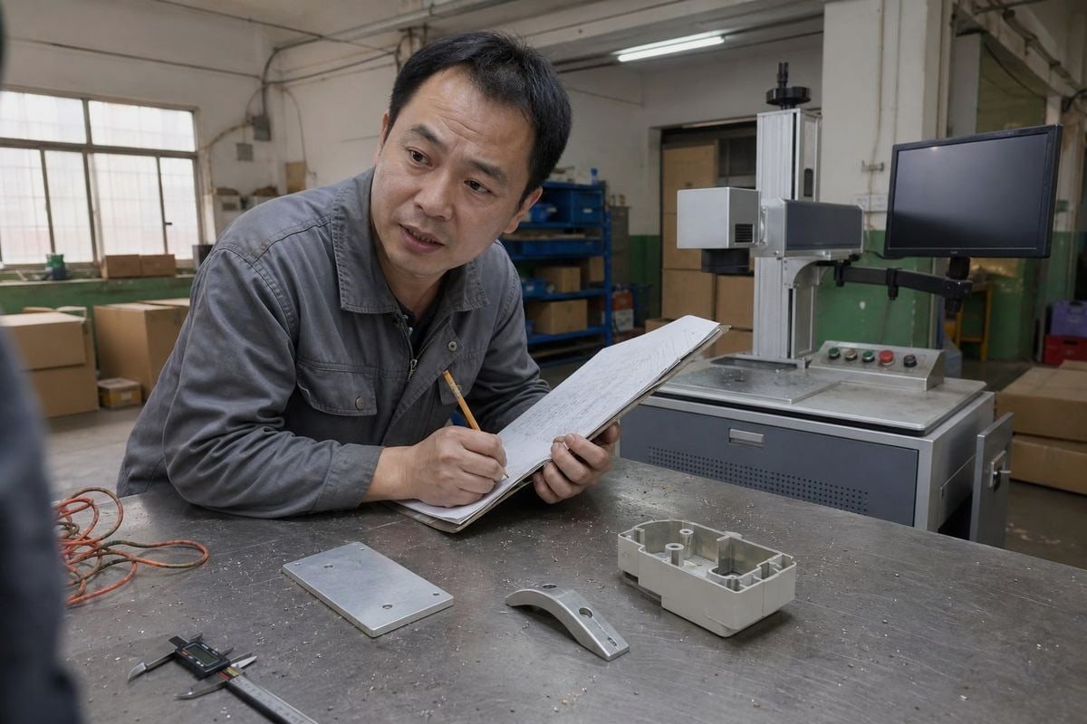 Workpiece details checklist for CCD laser marking machine suppliers (ID#1)