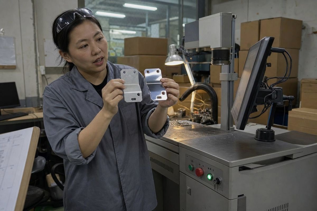 Material and Surface Finish Describing workpiece material and surface finish for accurate CCD laser marking results (ID#3)
