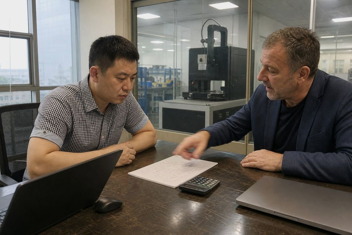 Long-Term Cost Calculation Calculating long-term operating costs for CCD laser marking machine including electricity and maintenance (ID#3)