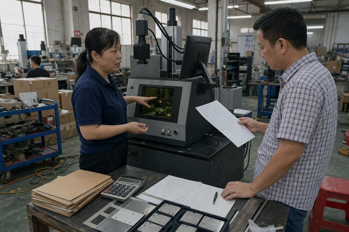 Comparing installment payment and L/C for CCD laser marking machine purchases (ID#1)