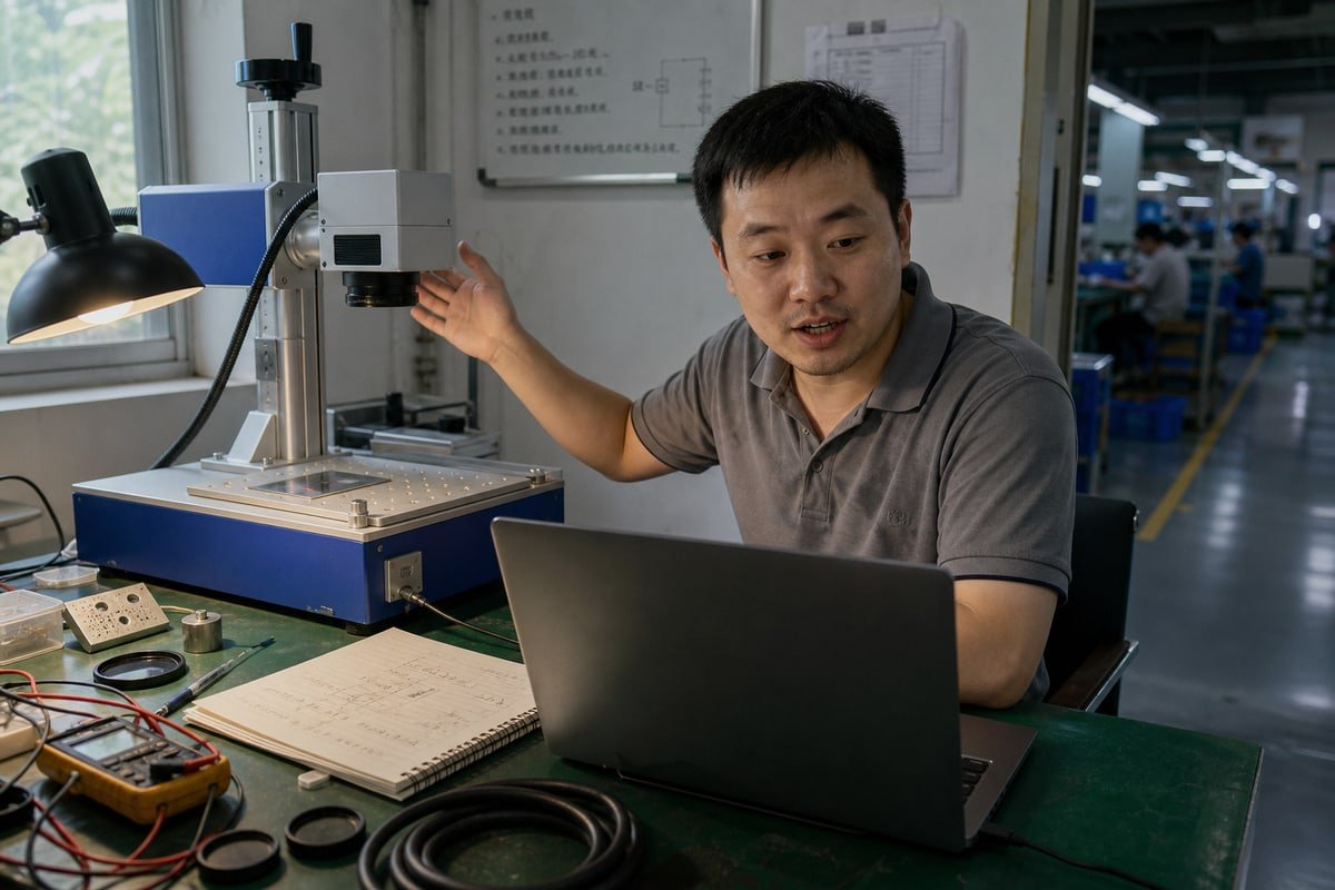 Key technical video call questions to confirm a genuine CCD laser marking manufacturer (ID#3)
