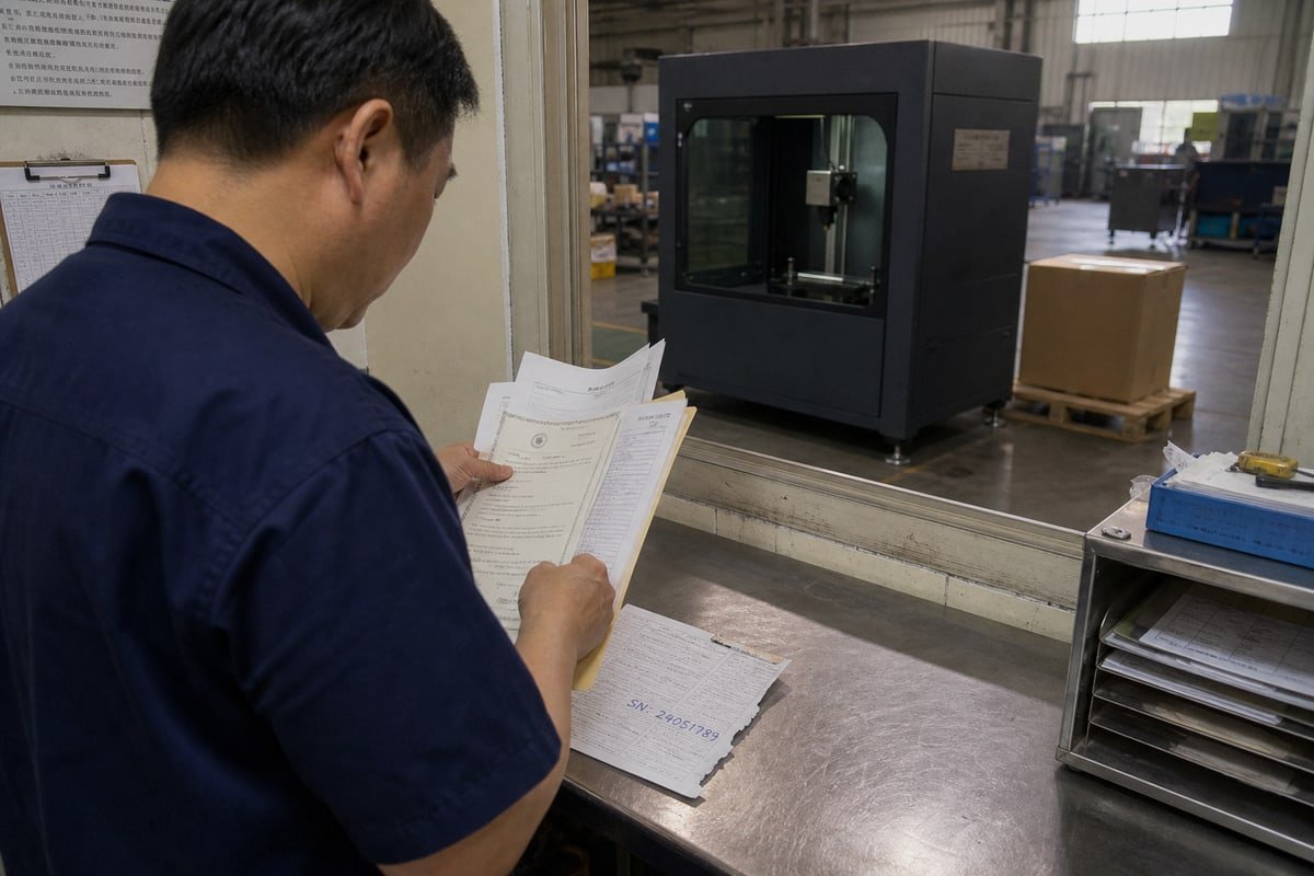 Documents to Request Request invoices, conformity certificates, and shipping records to verify past European installations (ID#3)