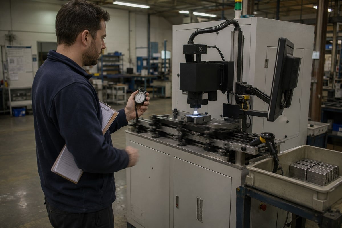 Confirming genuine certifications and customer references for laser marking suppliers (ID#5)