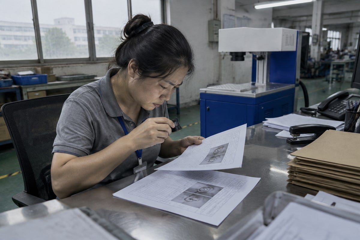 Guide to verifying if a CCD laser marking machine inspection report is forged (ID#1)