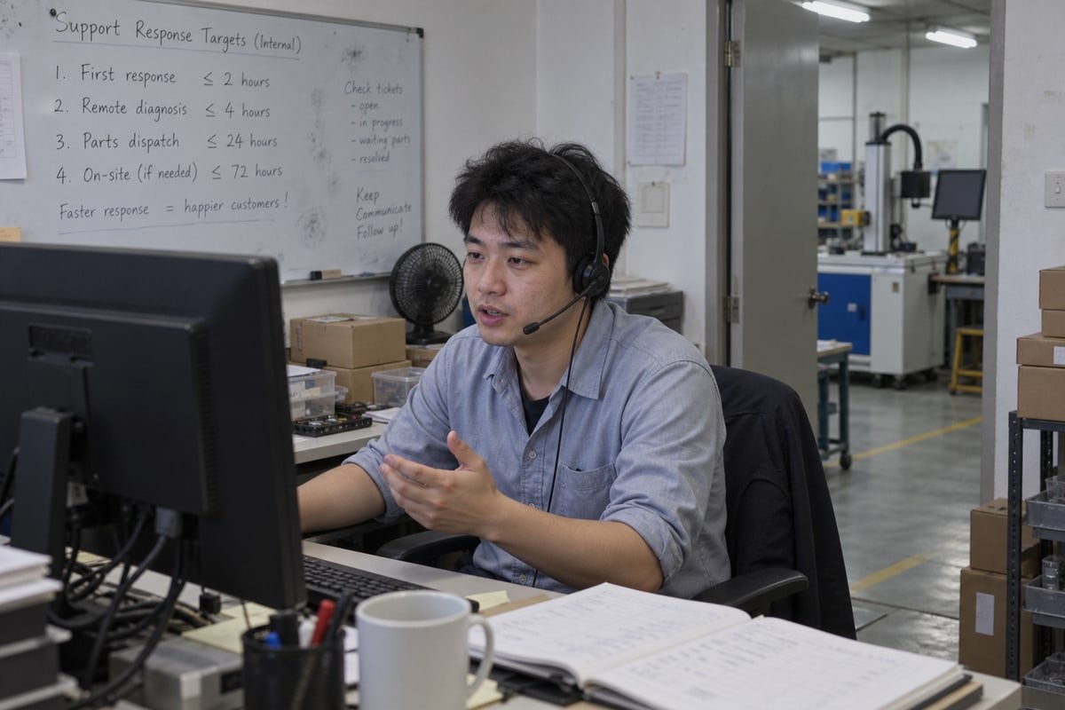 Time zone differences impact overseas supplier tech support response delays significantly (ID#5)