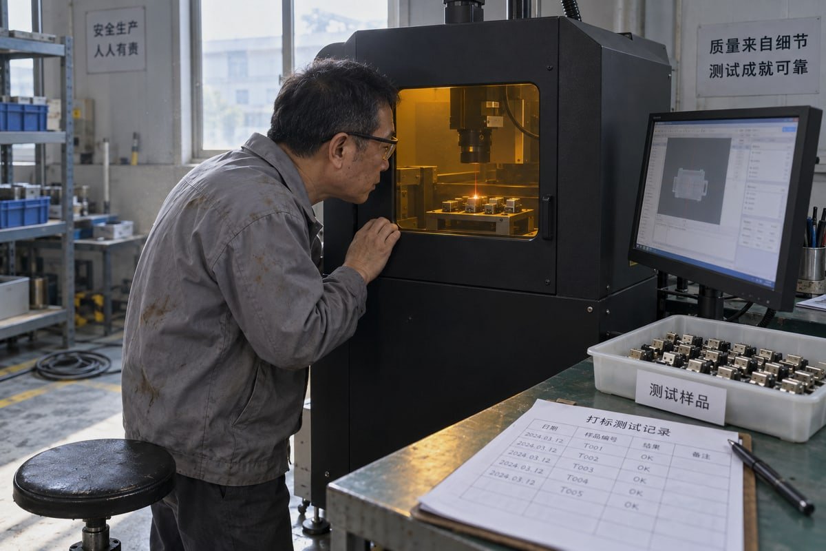 Real factory case studies proving a supplier's genuine custom laser marking experience (ID#5)