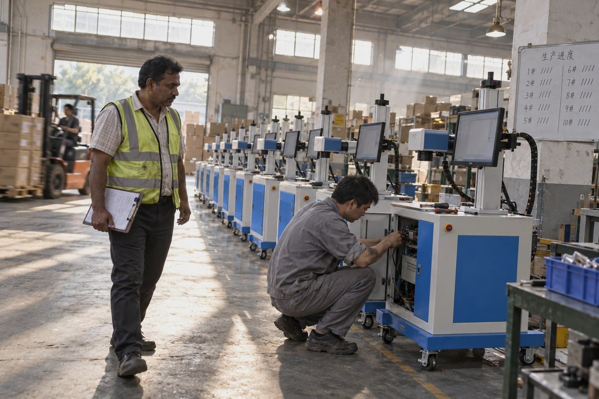 Assessing CCD laser marking machine supplier's bulk production capacity guide (ID#1)
