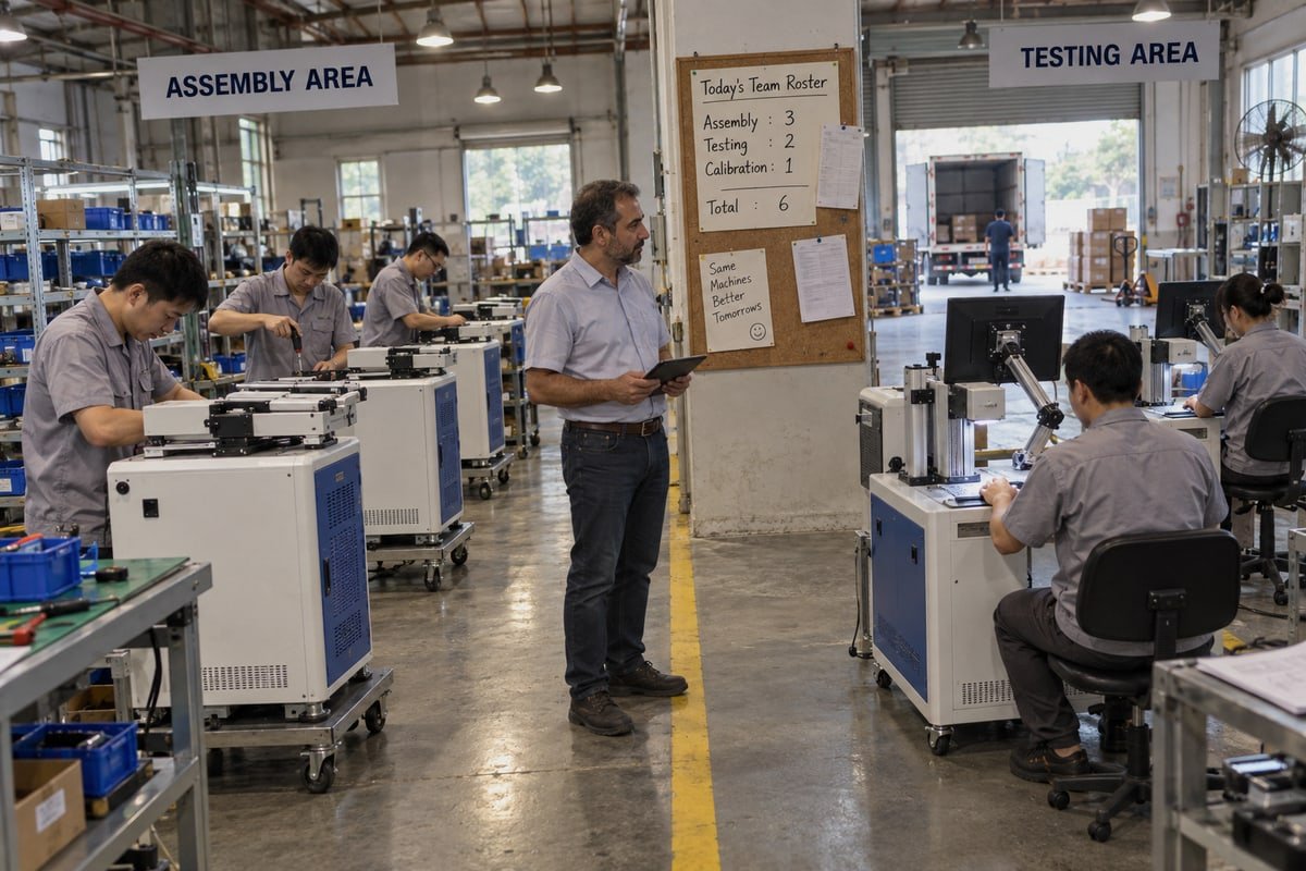 Evaluate supplier delivery timelines and lead times for bulk CCD laser marking orders (ID#4)