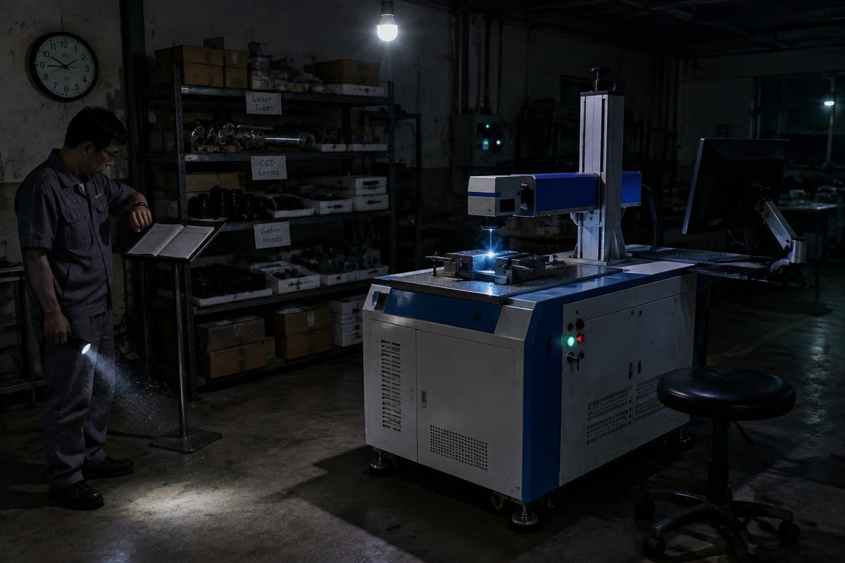Red flags warning signs when supplier delivery promises for CCD laser marking systems seem unrealistic (ID#4)