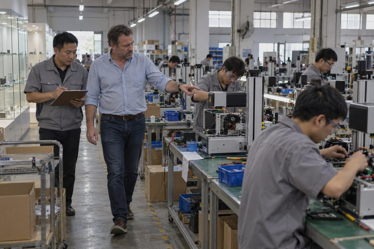 Assessing supplier capacity for scaling CCD laser marking machine production orders (ID#1)